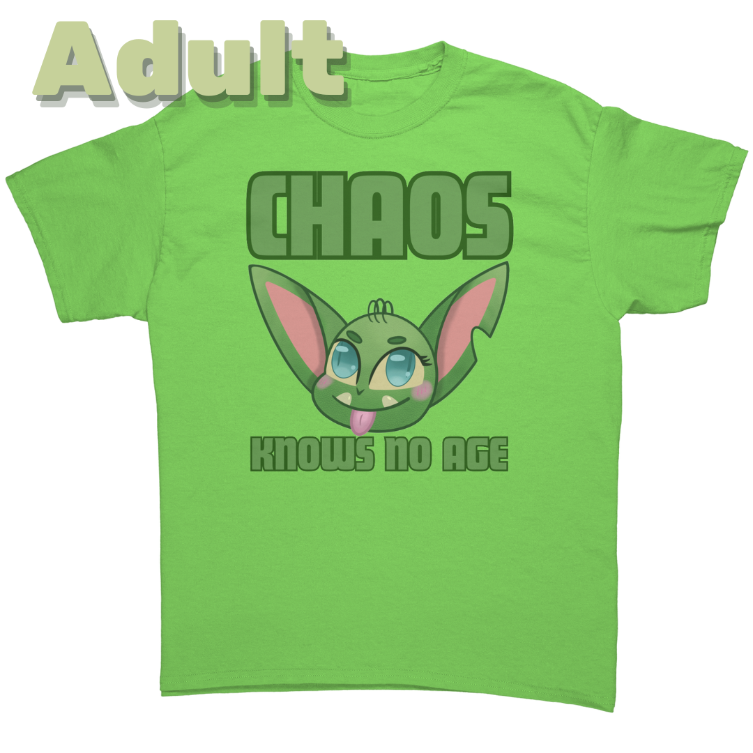 Chaos Knows No Age Adult T-Shirt