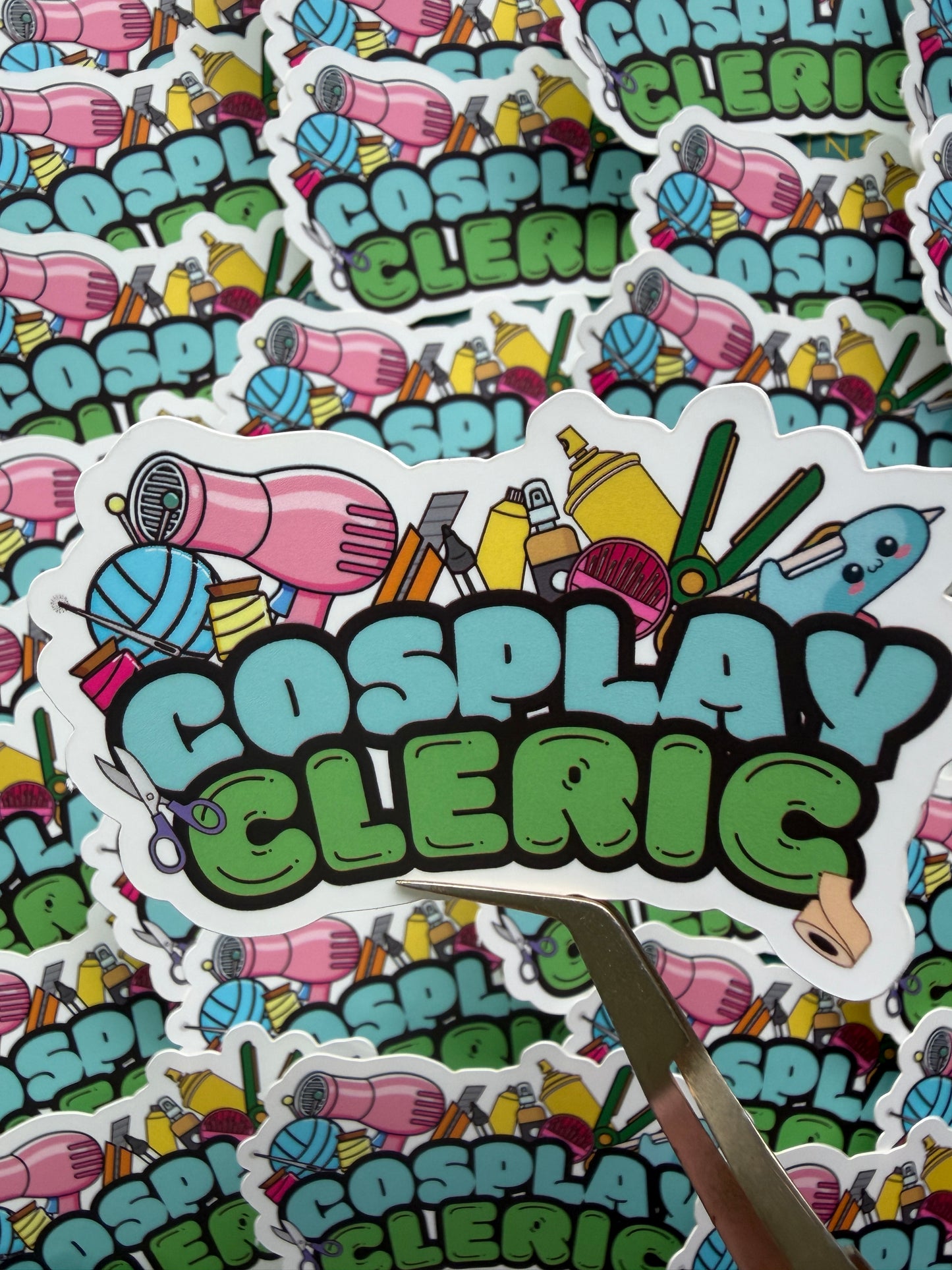 Cosplay Cleric Logo Sticker