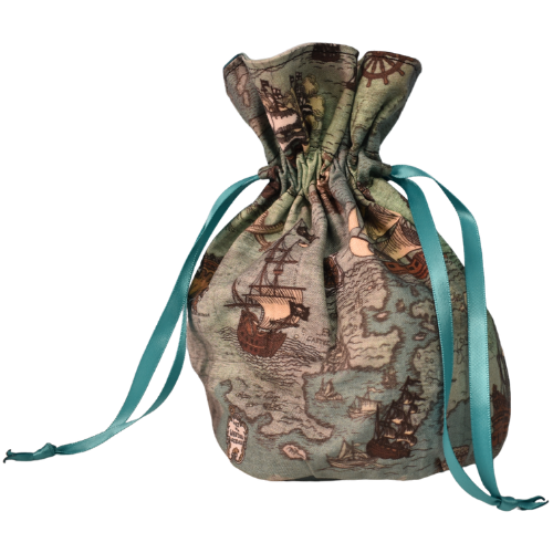 Pirate Ships Dice Bag