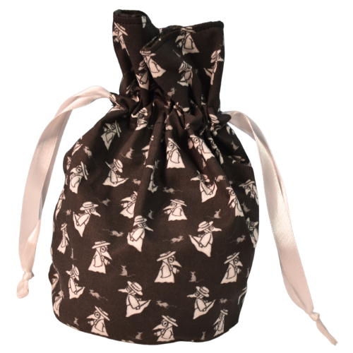 Chibi Plague Doctors Dice Bag