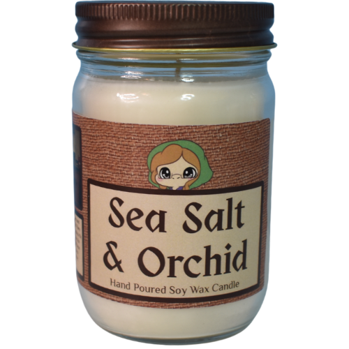 Sea Salt & Orchid - Soy Wax Candle
