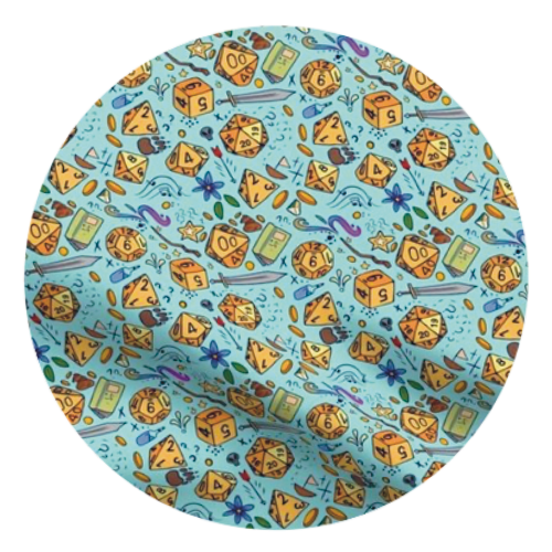 "Blue Dice" Dice Bag