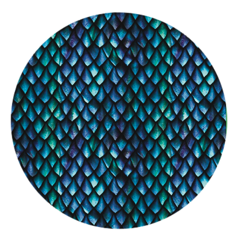 Blue Dragons Dice Bag