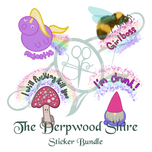 The Derpwood Shire Sticker Pack