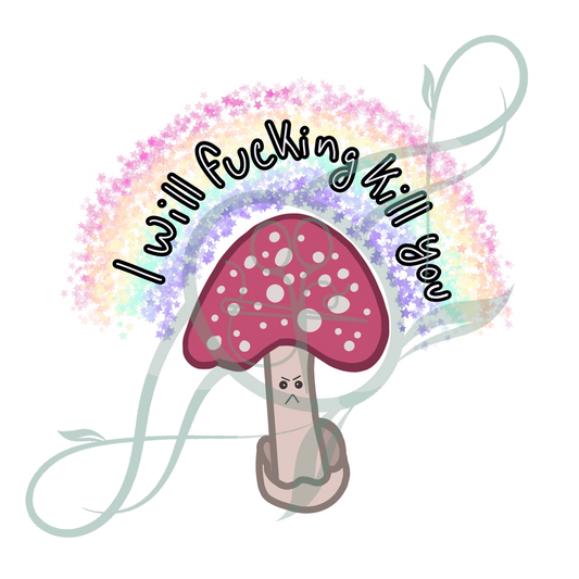 Deadly Mushie Sticker