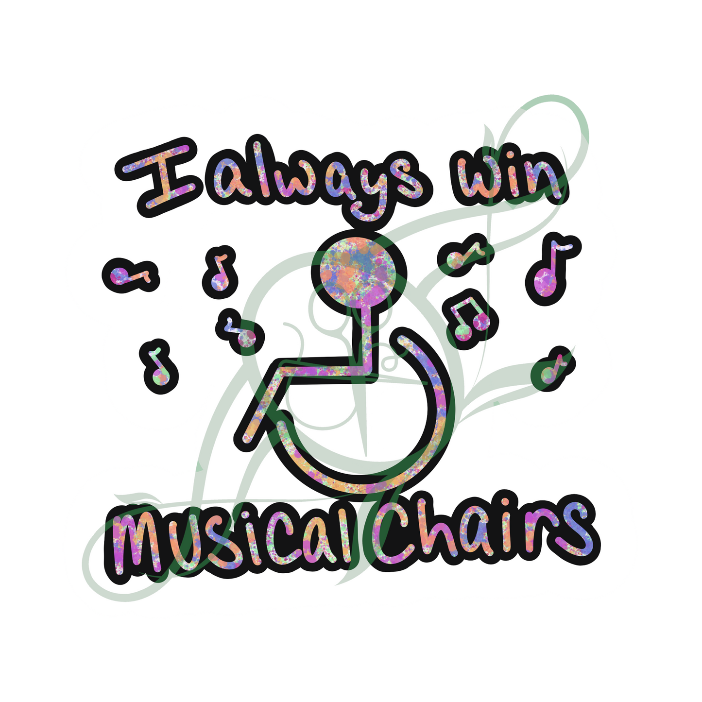 Musical Chairs Sticker