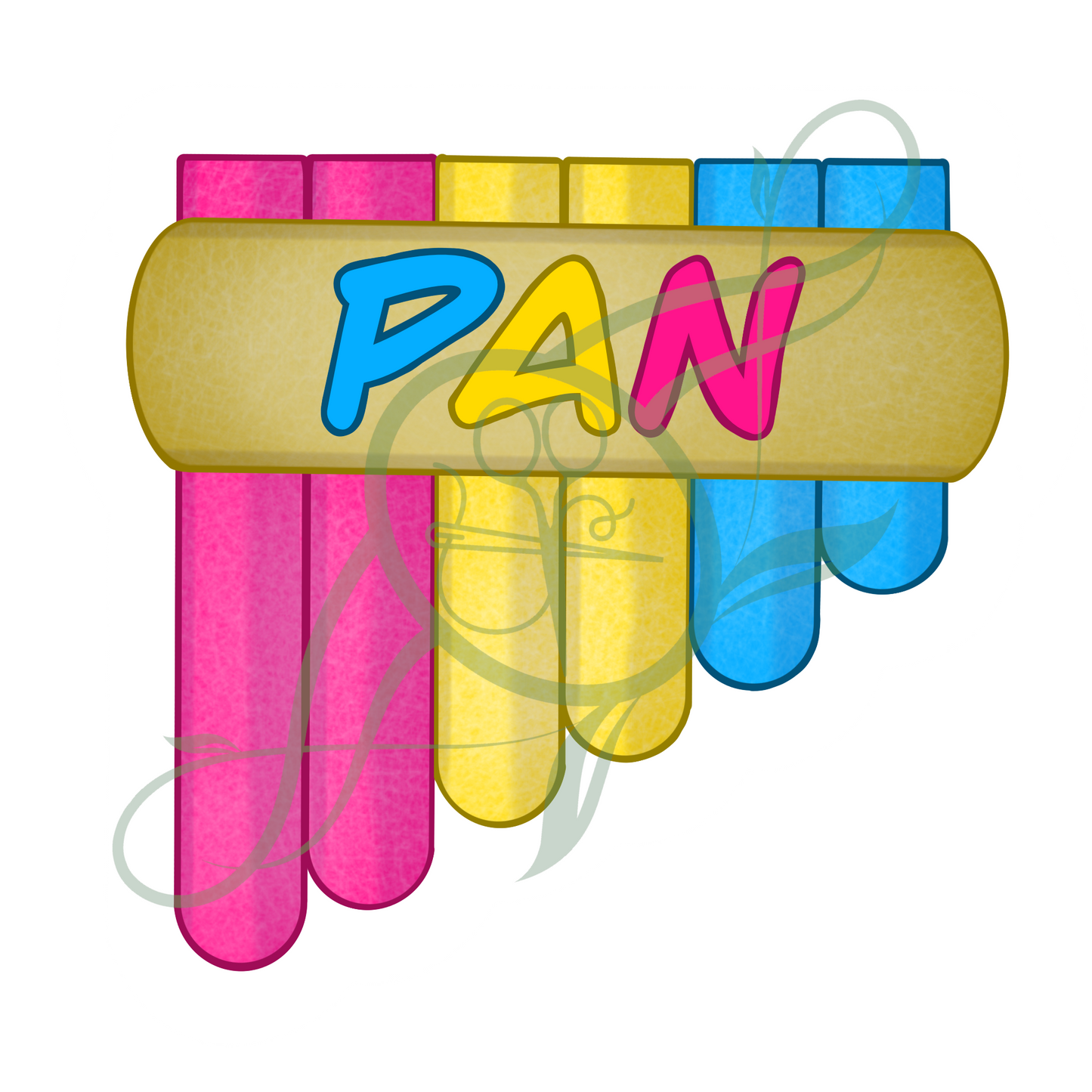 Pan Flute Sticker