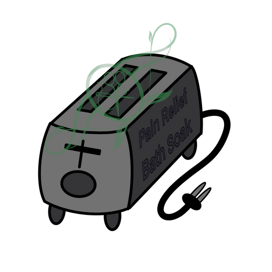 Pain Relief Bath Soak Sticker