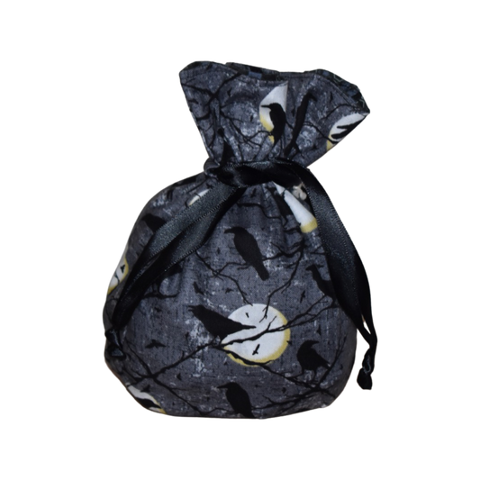 Crow Print Dice Bag