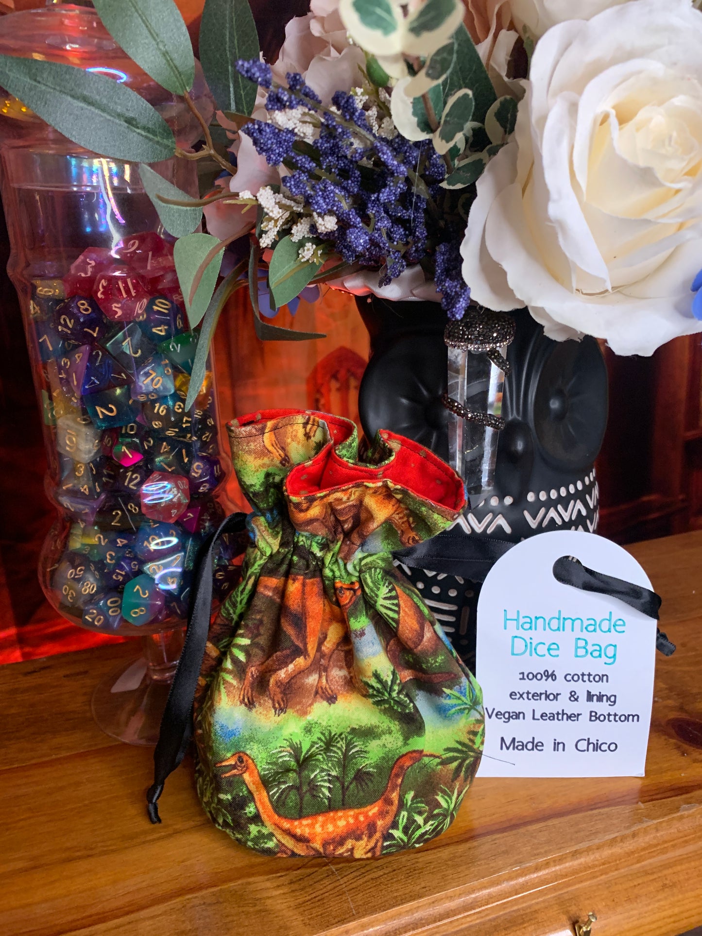 Dino Forest Dice Bag