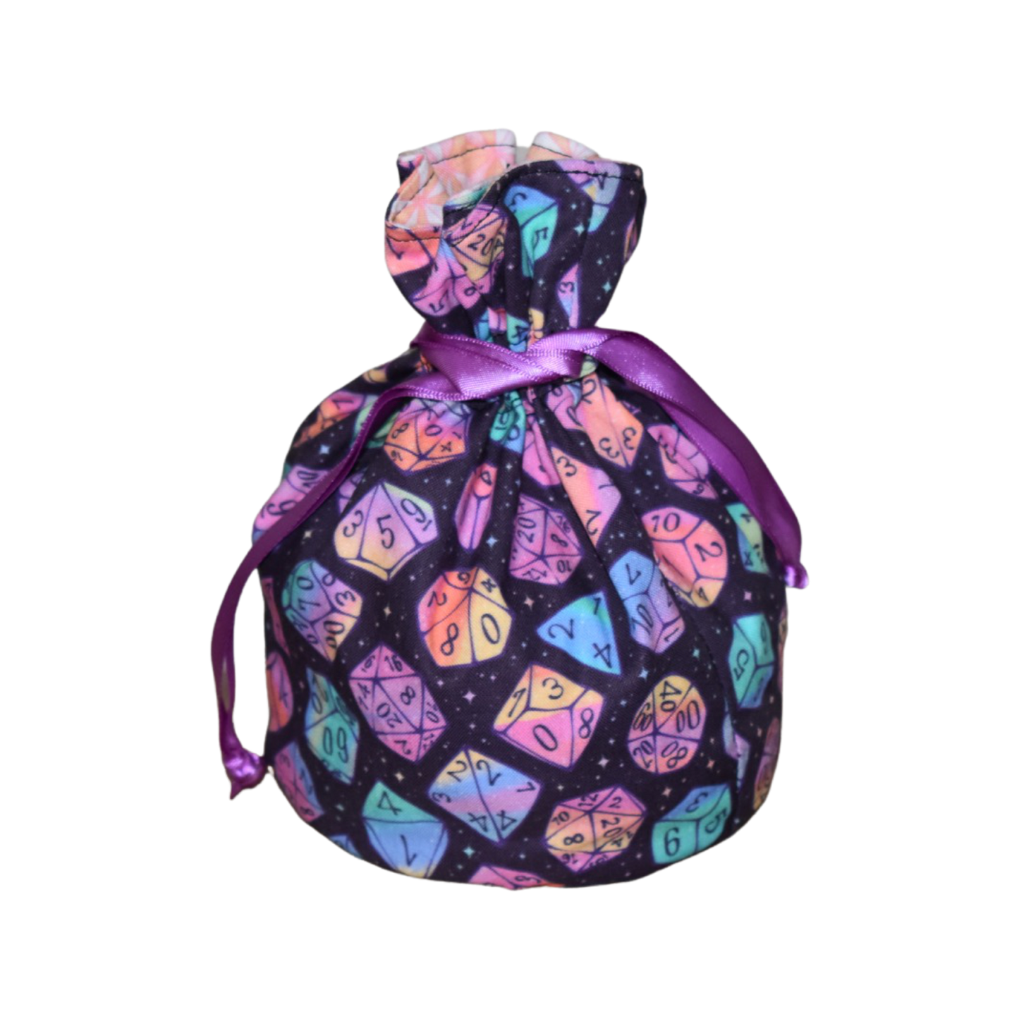 Pastel Polyhedrons Dice Bag