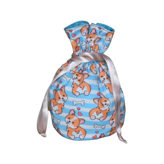 Fluffy Corgi Butts Dice Bag