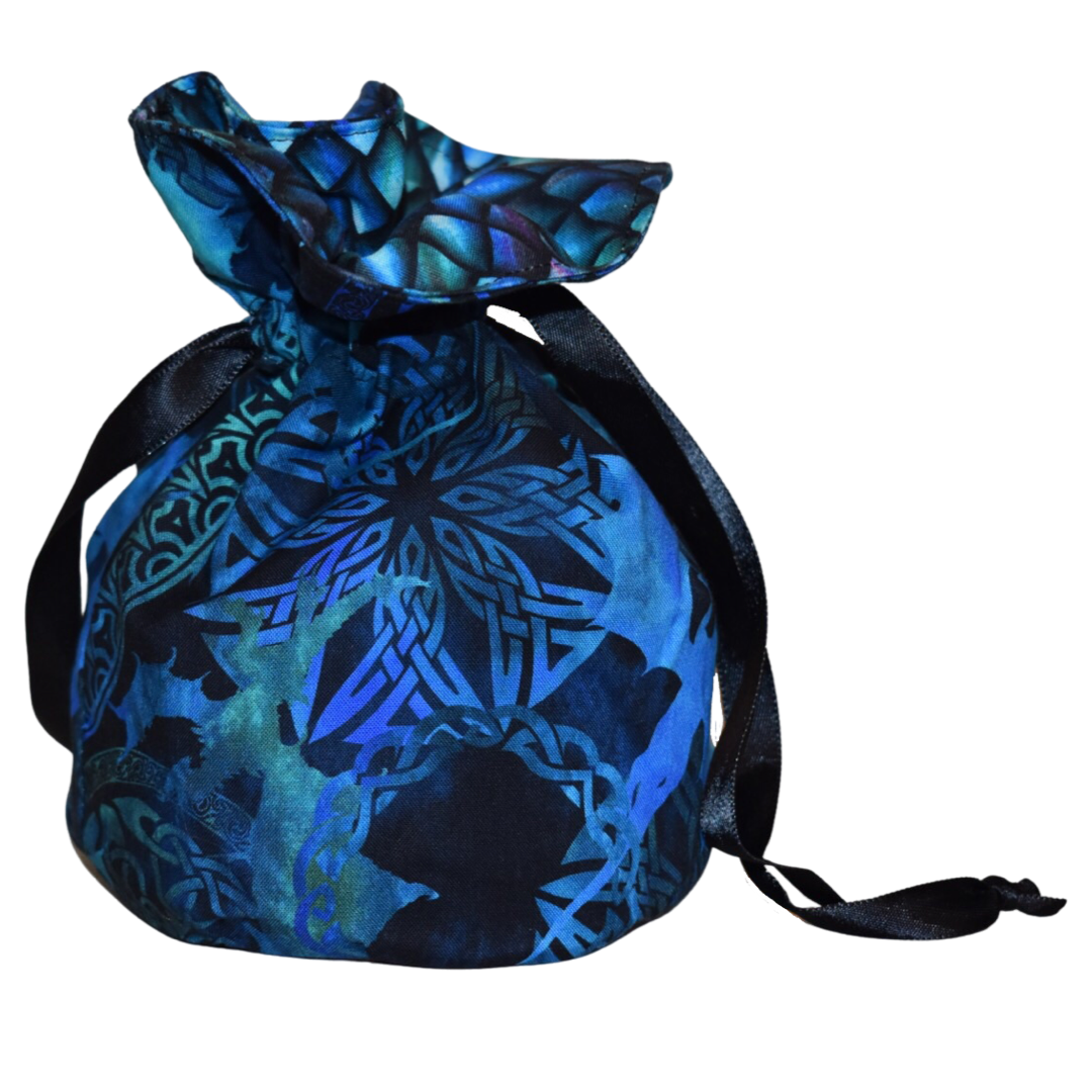 Blue Dragons Dice Bag