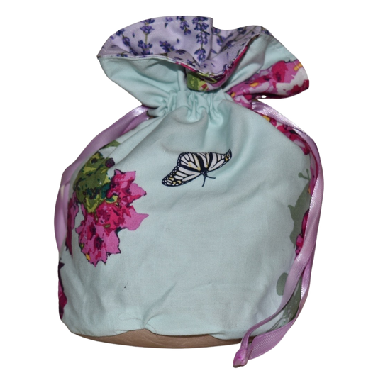 Butterflies & Bougianvillea Dice Bag