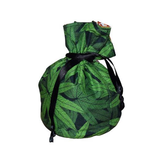 Happy Trees & Pizza Dice Bag