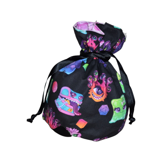 Chibi Monsters Dice Bag