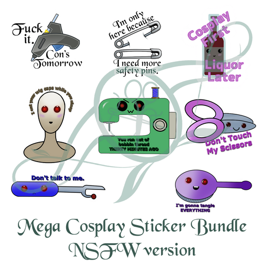 Mega Cosplay Bundle (NSFW) Sticker Pack