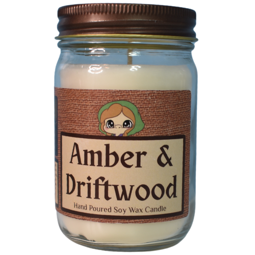 Amber Driftwood  - soy wax candle