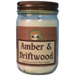 Amber Driftwood  - soy wax candle