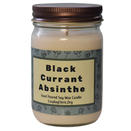 Black Currant Absinthe - soy wax candle