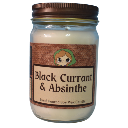 Black Currant Absinthe - soy wax candle
