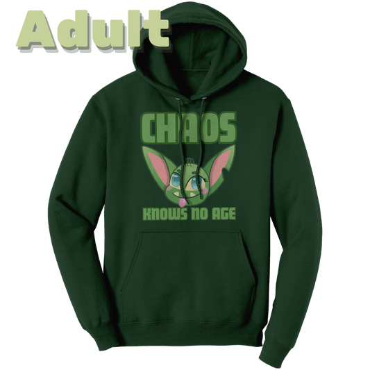 Chaos Knows No Age Adult Hoodie