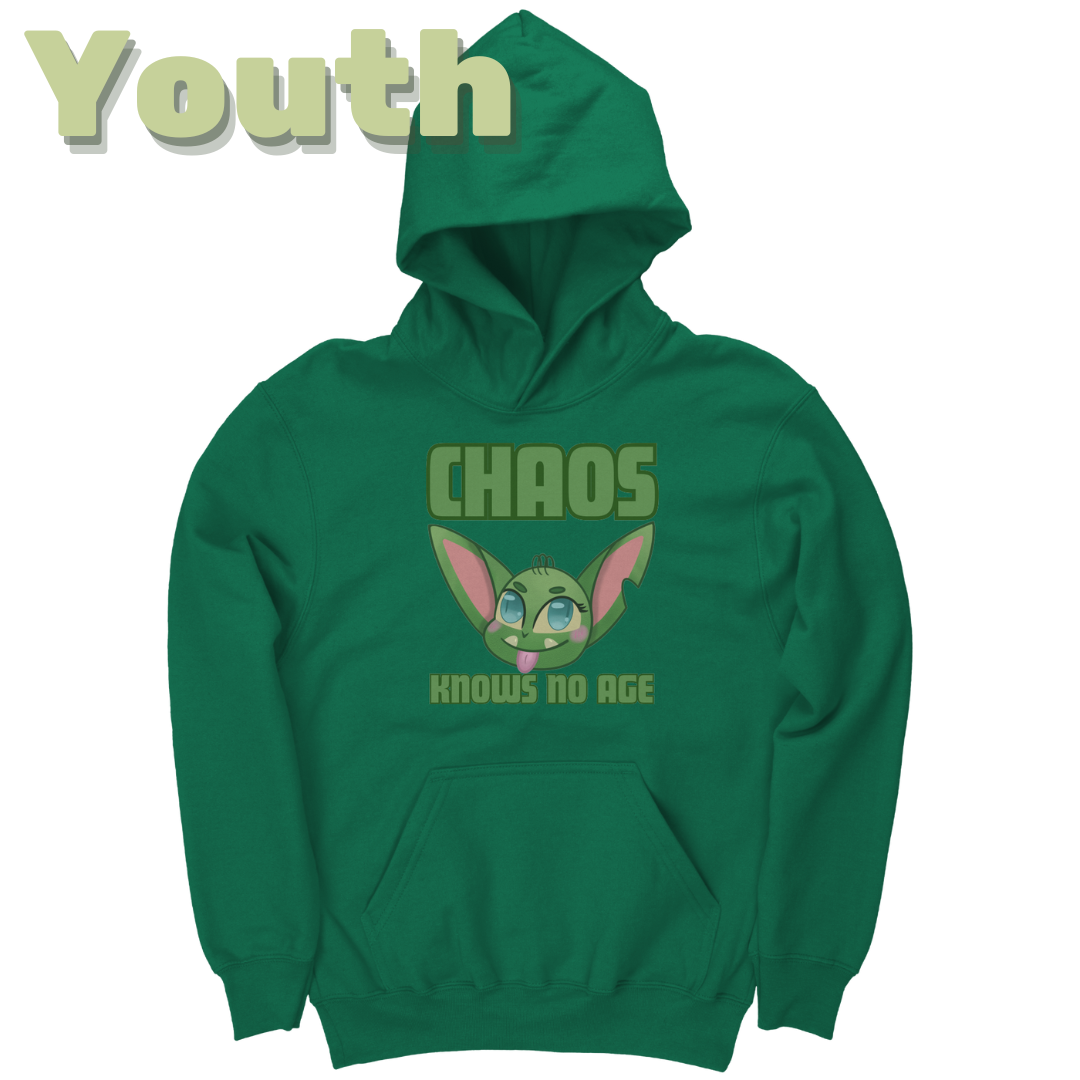 Chaos Knows No Age Youth Hoodie