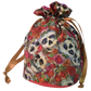 Floral Skull Dice Bag