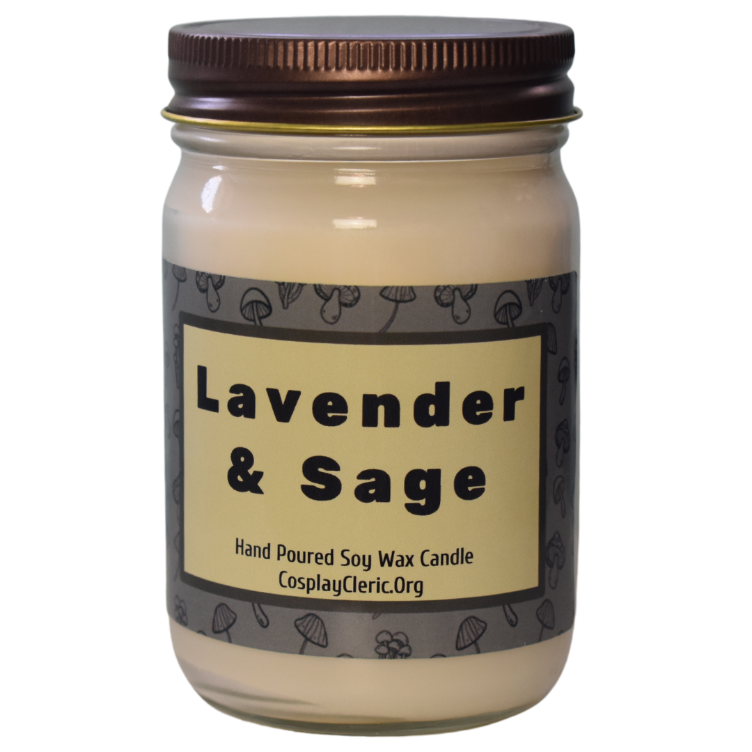 Lavender Sage - soy wax candle
