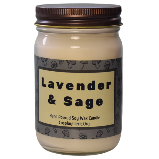 Lavender Sage - soy wax candle