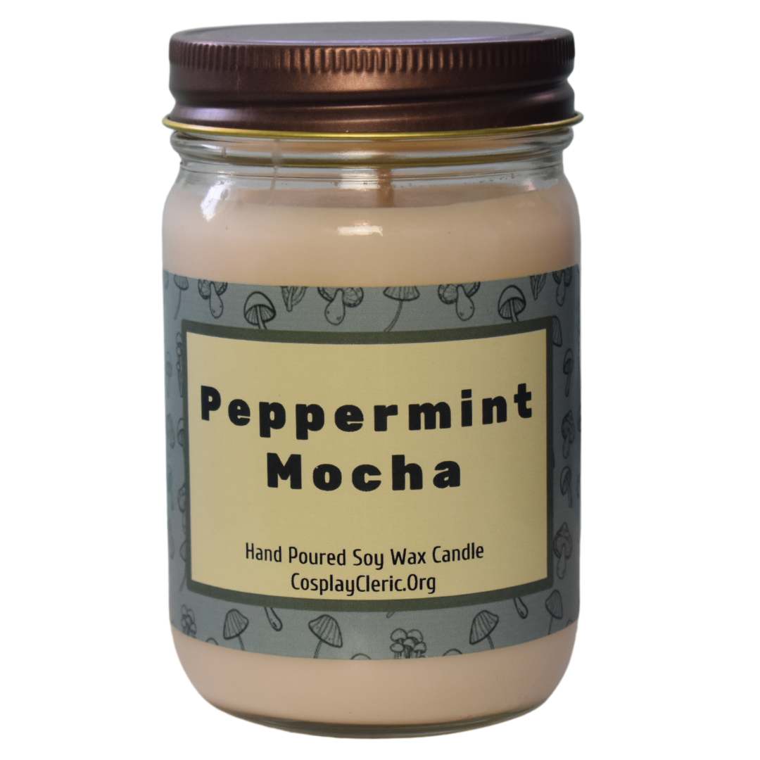 Peppermint Mocha - soy wax candle