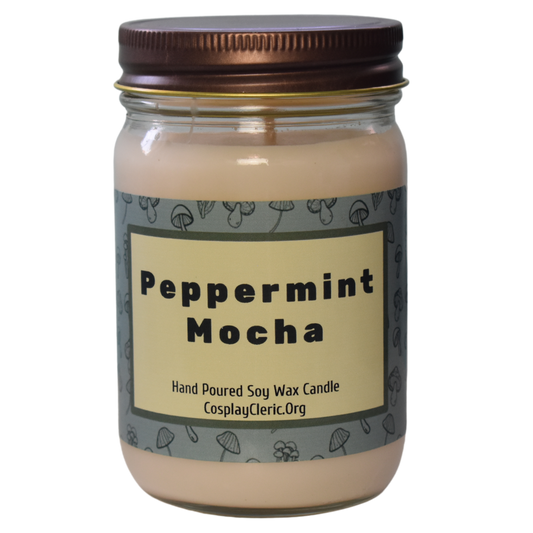 Peppermint Mocha - soy wax candle