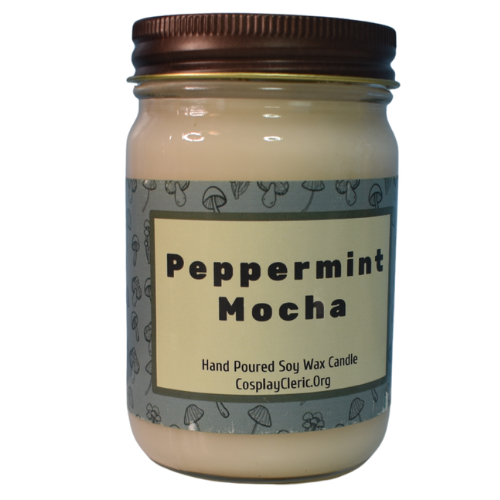 Peppermint Mocha - soy wax candle