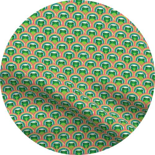 Rainbow Frogs Dice Bag