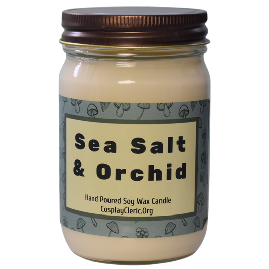 Sea Salt & Orchid Soy Wax Candle