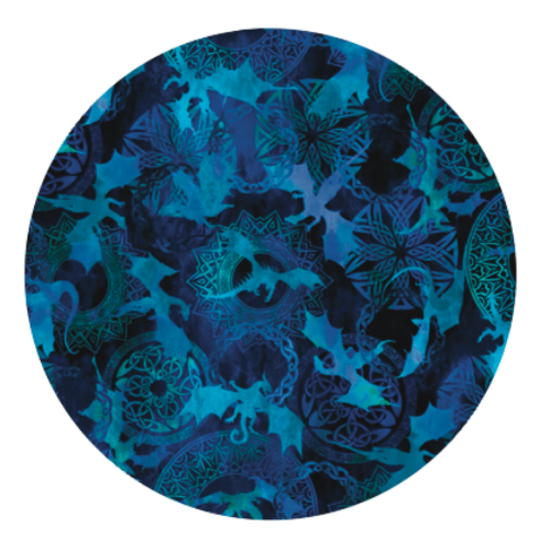 Blue Dragons Dice Bag