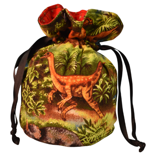 Dinosaur Forest Dice Bag