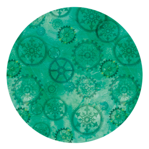 Steampunk Aquascape Dice Bag