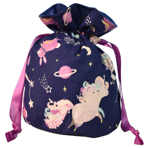 Narwhals and Unicorns Dice Bag