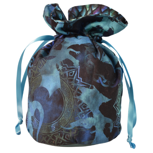Blue Dragons Dice Bag